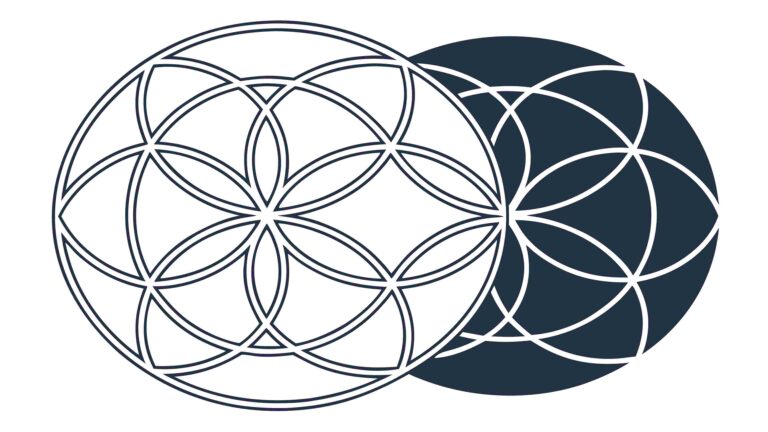 Flower of Life Geometric Pattern, Sacred Geometry, vector design Generative AI