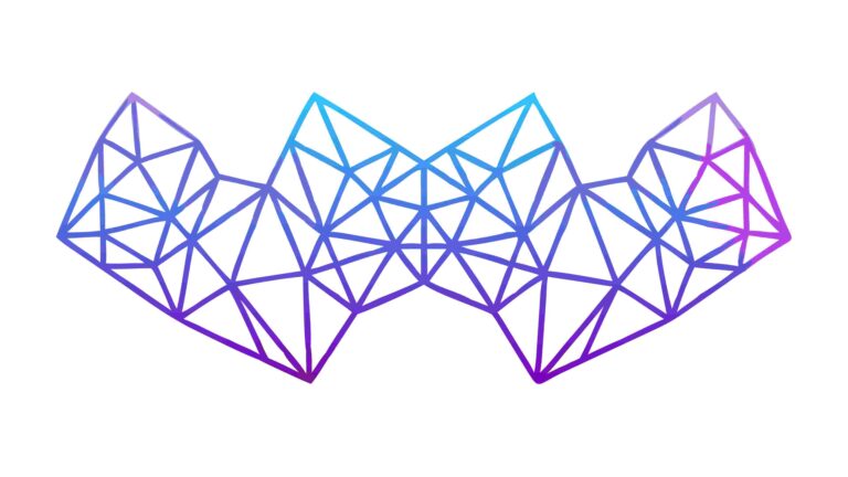 Abstract Geometric Mountain Range, Polygonal Landscape, vector design Generative AI