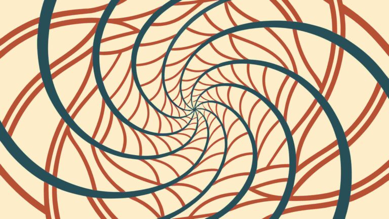 Abstract Spiral Swirl, Hypnotic Geometric Pattern, vector design Generative AI