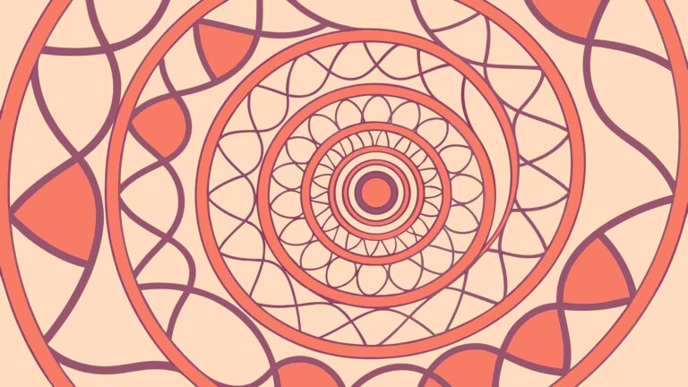 Abstract Mandala Pattern, Intricate Geometric Design, vector design Generative AI