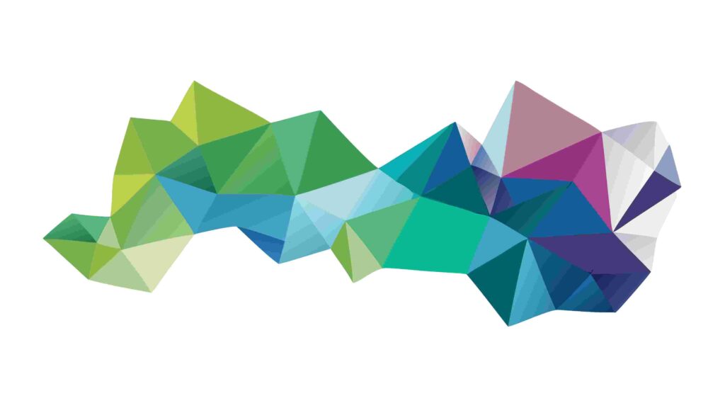 Abstract Geometric Polygonal Shapes, Dynamic Background, vector design Generative AI