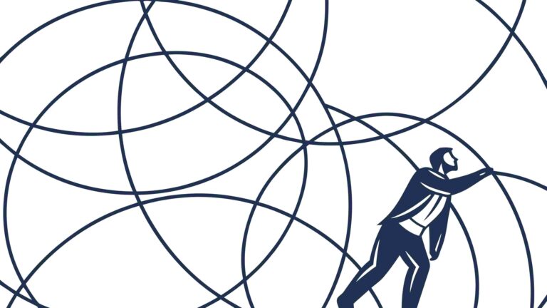 Person Playing Basketball, Abstract Line Art, vector design Generative AI