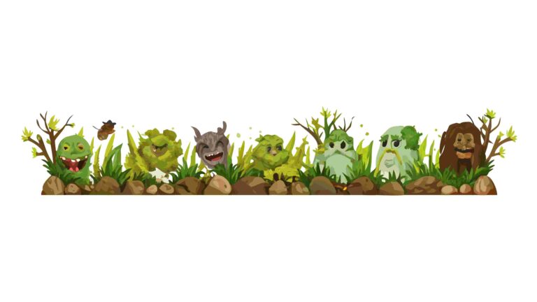 Cute Forest Animals Border with Owl, Fox, and Hedgehog, vector design Generative AI