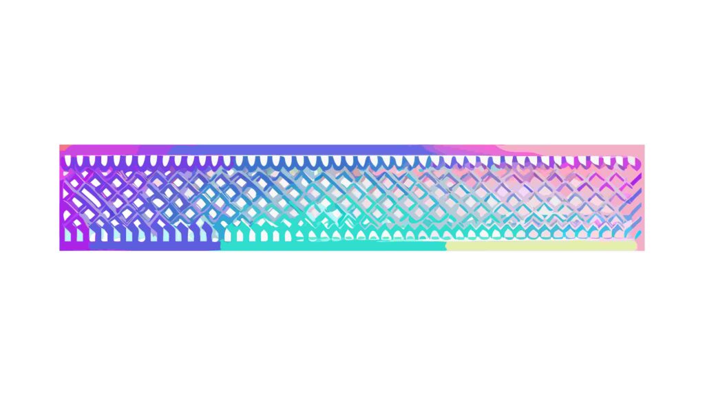 Futuristic Abstract Pattern of Glowing Interconnected Lines, vector design Generative AI