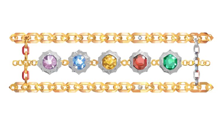 Sparkling Diamond Bracelet with Brilliant Cut Jewels, vector design Generative AI