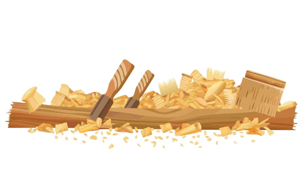 Rustic Pasta Ingredients & Preparation on Wooden Background, vector design Generative AI