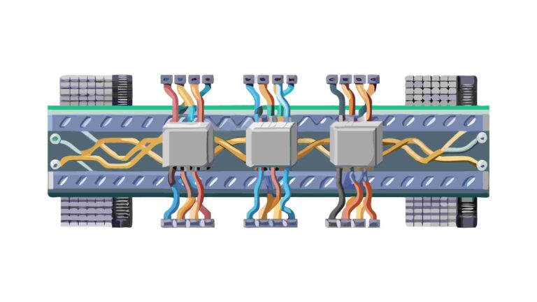 Powerful Industrial Pipes & Valves with Energy Flow, vector design Generative AI