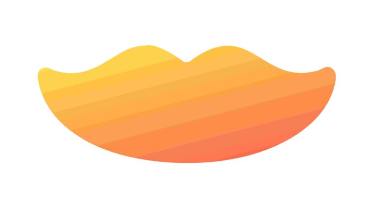Organic Abstract Spiky Flower Shape with Gradient, vector design Generative AI
