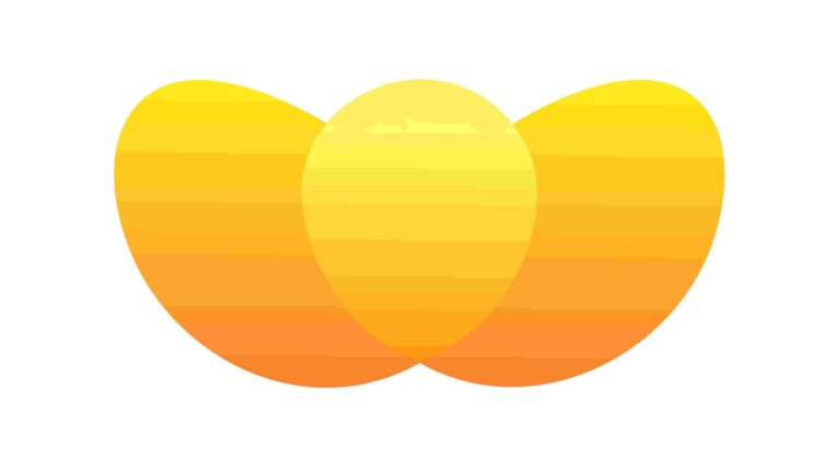 Abstract Smooth Organic Pod-Like Gradient Shapes, vector design Generative AI