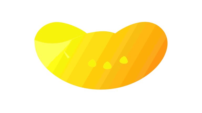 Playful Orange Abstract Shape Icon Vector Design, vector design Generative AI