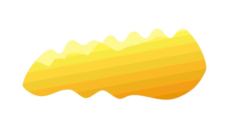 Wavy Orange Gradient Abstract Blob Vector Shape, vector design Generative AI