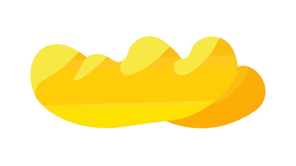 Overlapping Smooth Orange Abstract Shapes Vector, vector design Generative AI
