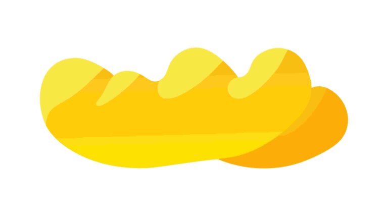 Overlapping Smooth Orange Abstract Shapes Vector, vector design Generative AI