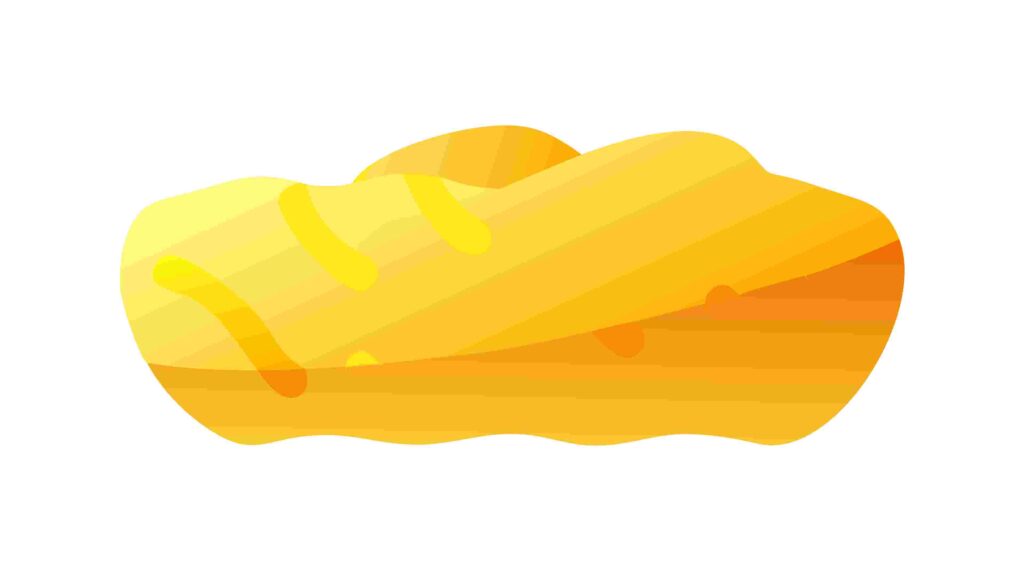 Soft Orange Abstract Ripple Shape Design Element, vector design Generative AI