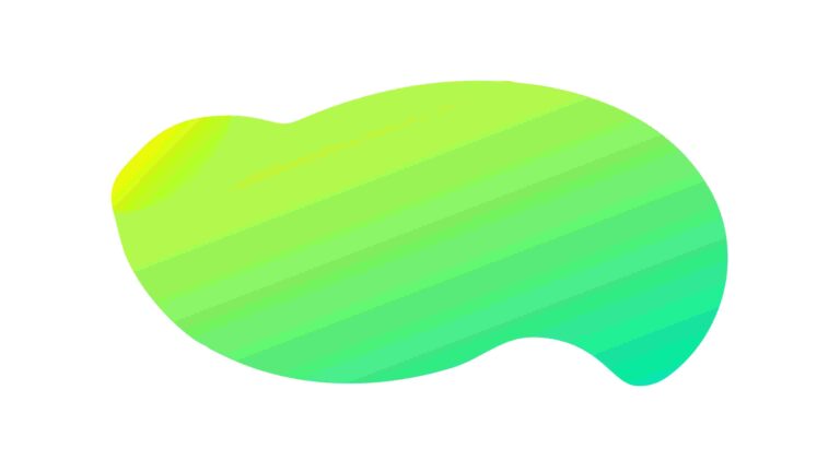 Smooth Green Fluid Abstract Shape Design Element, vector design Generative AI