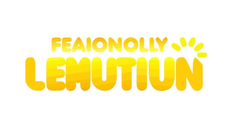 Playful Lemon Typography Tagline Graphic Vector, vector design Generative AI