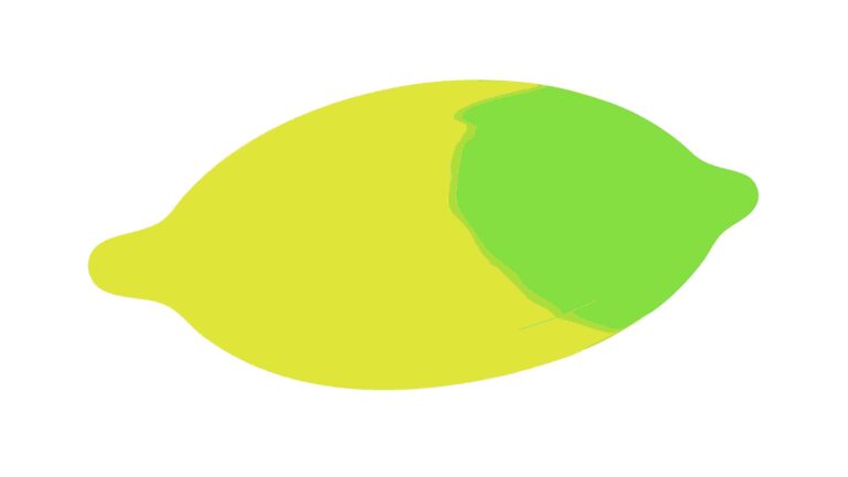 Abstract Gradient Lemon Shape Vector Illustration, Fresh Green-Yellow Hue, vector design Generative AI