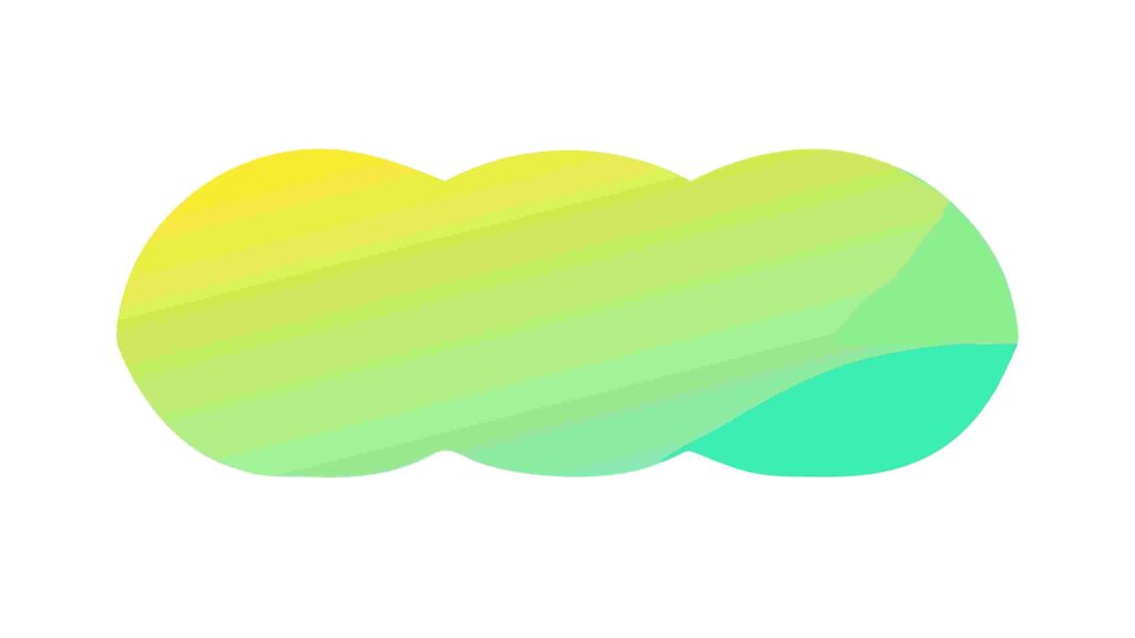 Dynamic Wavy Green-Yellow Abstract Shape Vector Art, Fluid Design, vector design Generative AI