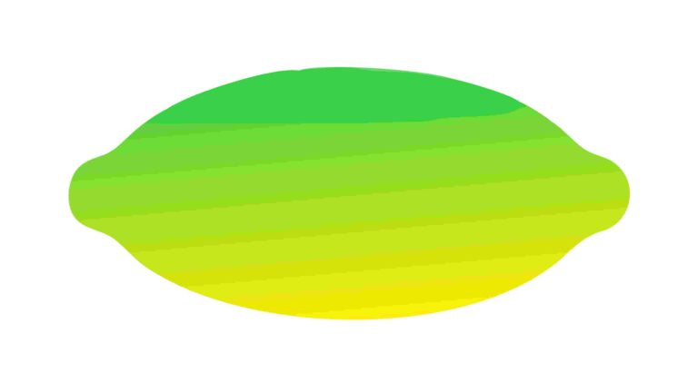 Bright Lemon Vector Art with Gradient Yellow-Green, Fresh Citrus Icon, vector design Generative AI