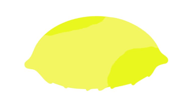 Classic Yellow Lemon Vector Shape, Essential Fruit Illustration, vector design Generative AI