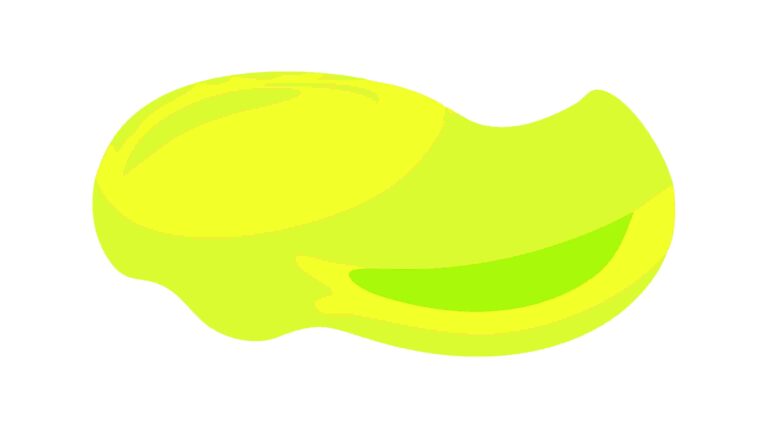 Smooth Yellow-Green Gradient Lemon, Modern Fruit Vector Graphic, vector design Generative AI