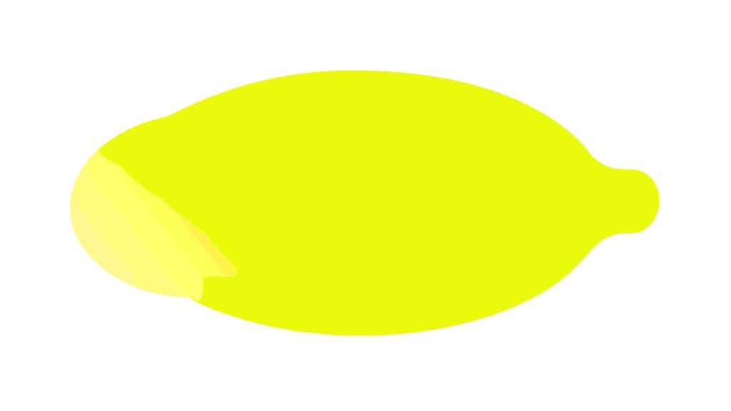 Smooth Yellow Lemon Vector Illustration, Clean and Simple Fruit Icon, vector design Generative AI