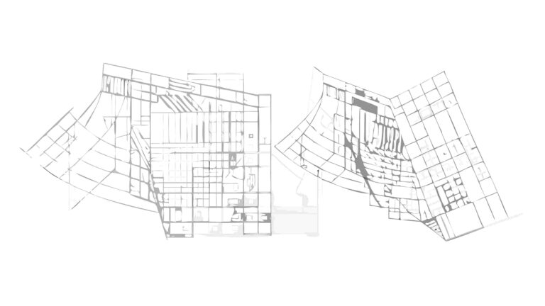 Abstract Architectural Line Work, Modern Building Design Elements, vector design Generative AI