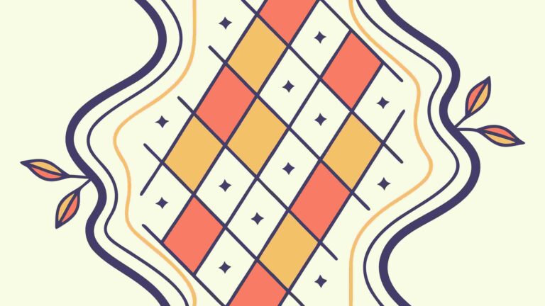 Ornate Geometric Textile Pattern, Cultural Decorative Design Element, vector design Generative AI