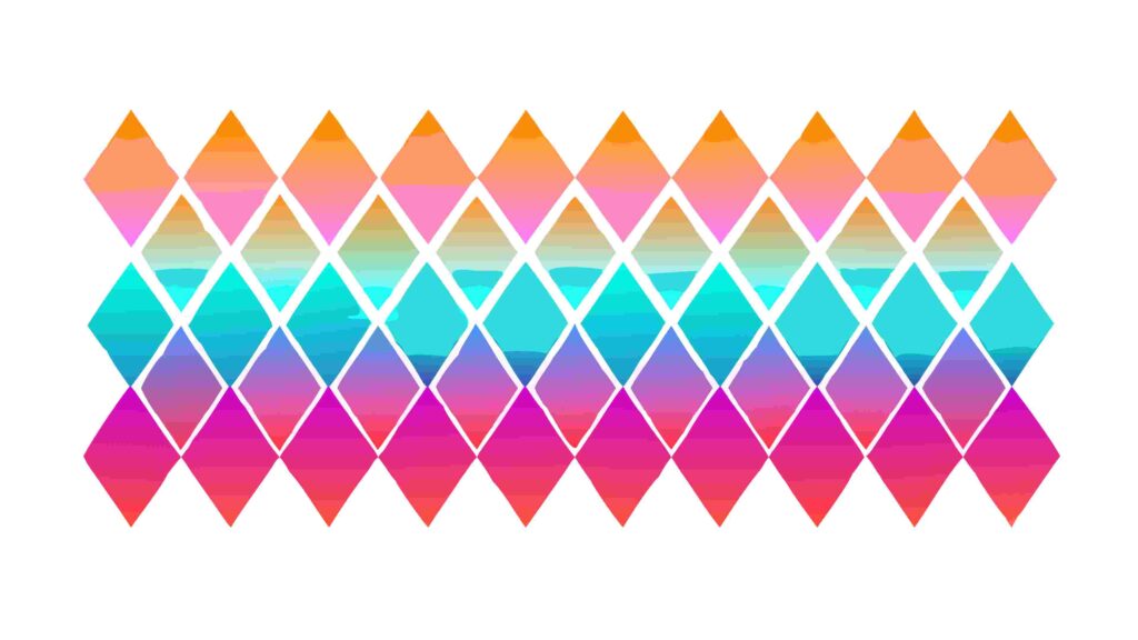 Bright Geometric Diamond Pattern, Abstract Modern Design, vector design Generative AI