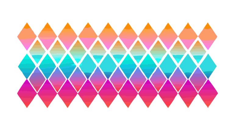 Bright Geometric Diamond Pattern, Abstract Modern Design, vector design Generative AI