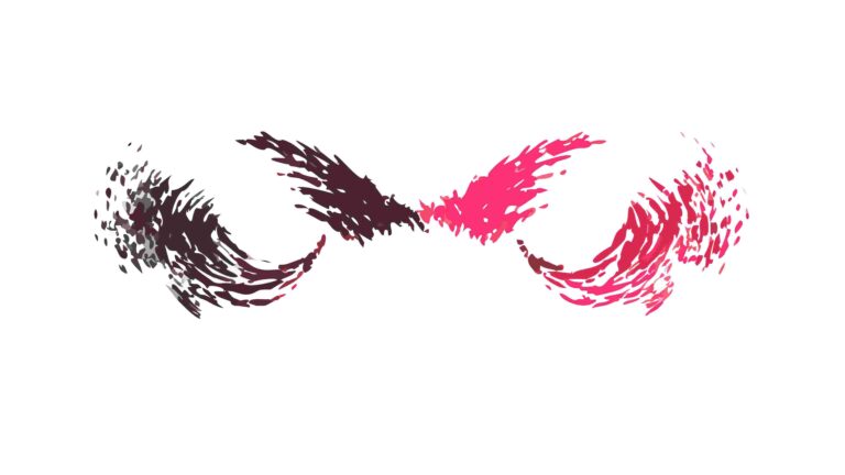 Abstract Feathered Brush Strokes, Artistic Texture Vector Elements, vector design Generative AI