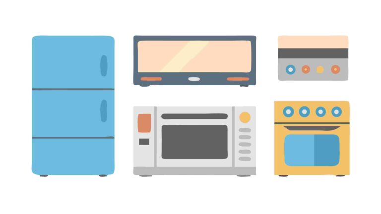 Set of Modern Kitchen Appliances Vector Art Illustration, vector design Generative AI