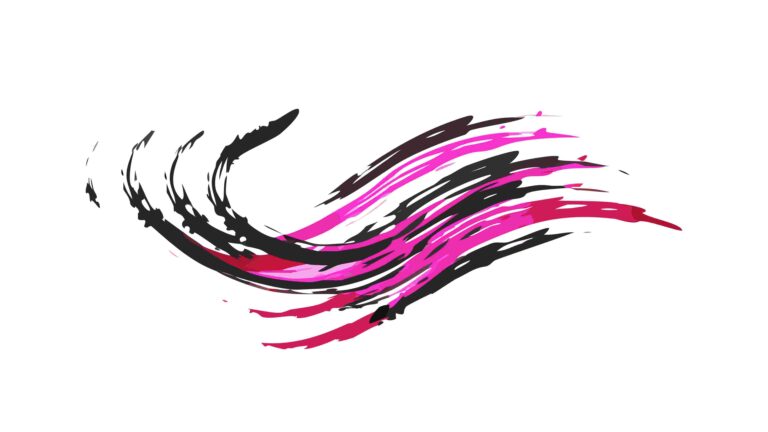 Dynamic Grunge Brush Stroke with Dark and Bright Hues, vector design Generative AI