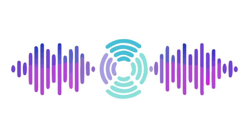 Abstract Sound Waves and Circular Signals, Audio Concept, vector design Generative AI