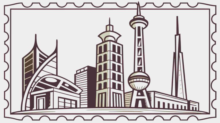 Iconic Sydney Opera House with Skyline, Vintage Style, vector design Generative AI